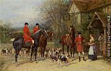 Heywood Hardy The Stirrup Cup painting